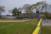 Merrick Road Park baseball field. Photo looking at field from outfield fence.